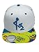 Produktbild Outfitfabrik Snapback Cap Strichmännchen - Blow Job in weiß, Schirm Oberseite mit Motiv Doggy-Style, Unterseite in blau, 3D-Stick (Lifestyle, Provokation, Statement) Unisex, verstellbar
