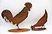 Produktbild Rostikal | Edelrost Deko Huhn und Hahn im Set | Rost Tierfiguren für Haus und Garten | 40 und 28 cm