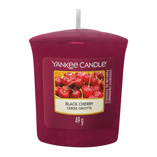 YANKEE CANDLE 1129756E Bougie Votive, Cire, Rouge, 4,4 x 4,5 x 5,3 cm