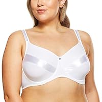Hestia Women's Minimising Underwire Bra, White, 20E