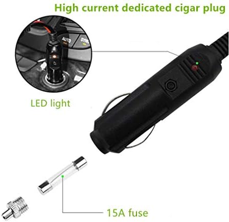 Car replacement 12V / 24V cigarette lighter plug with lead and wiring single head terminal Cigarette lighter DIY power cord