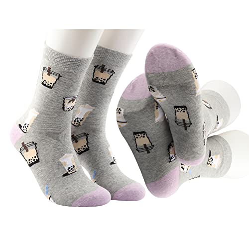 Bubble Tea Socks, 2 Pairs