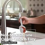DI ORO Silicone Spatula Set - 600F Heat Resistant, 4-Pc Stone - Image 6