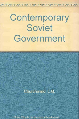 Buy Contemporary Soviet Government — BookShops.in