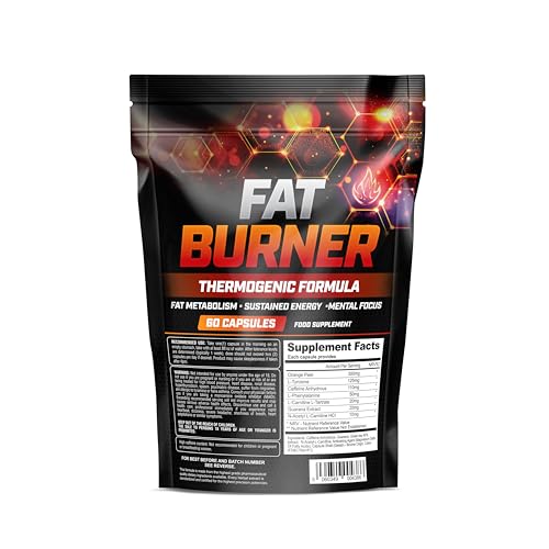 Image of Thermogenic Fat Burner - High Strength Weight Loss Pills for Men & Women - Metabolism Booster & Cutting Supplement - Energy & Performance Support