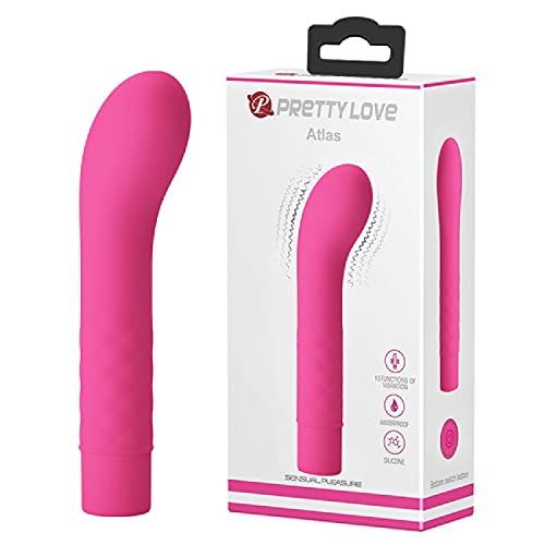 Pretty Love Atlas Mini-Vibrador del punto G Deep Rose Ø 3 x 14 cm