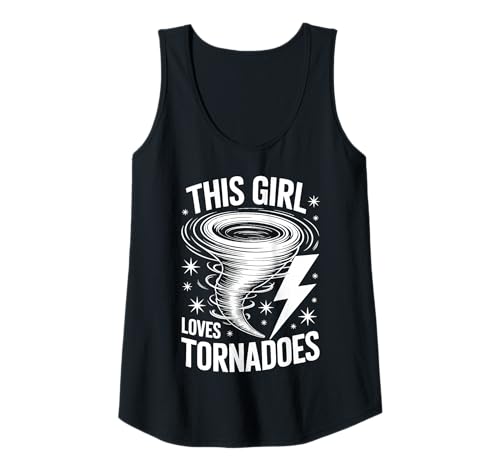 Donna Questa Ragazza AMA i Tornado meteorologo Divertente Tornado Canotta