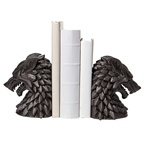 Department 56 House Stark Direwolf Sigil Bookends #TOP30