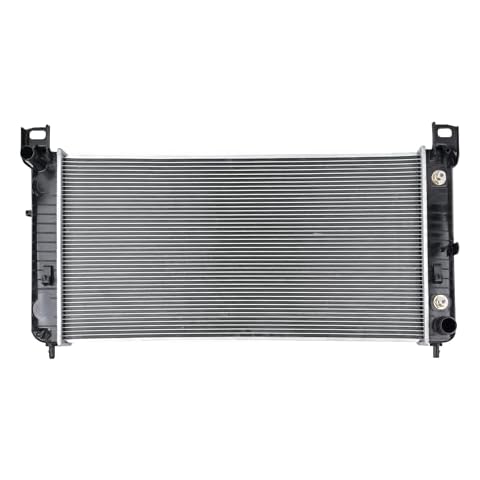 XIMAKA CU2423 Engine Coolant Radiator, Without Engine Oil Cooler Fit for Chevy Avalanche, Silverado, Suburban, Tahoe & GMC Sierra, Yukon, Cadillac Escalade, H2, Automatic Trans Cover