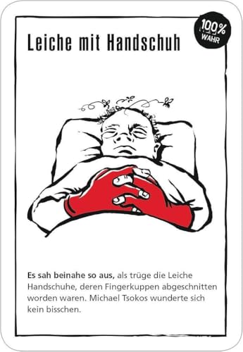 Stadtkrimis Exit Escape Stadtführung Moses. Black Stories Tsokos – 50 morbide Kriminalfälle aus der Welt der Rechtsmedizin, True-Crime-Rätselspiel mit realen forensischen Fällen, spannendes Kartenspiel ab 16 Jahren