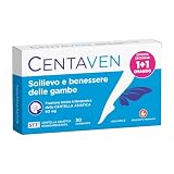 CHEMIST'S RESEARCH CENTAVEN | Integratore Centella Asiatica in Compresse Drenante Gambe, Sostiene il Benessere delle Gambe e Funzionalità del Microcircolo | 60 Compresse (2 Confezioni da 30 Compresse)