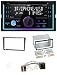 Produktbild caraudio24 JVC KW-R920BT Bluetooth 2DIN AUX CD MP3 USB Autoradio für Opel Corsa C ISO 2000-2004 Aluminium