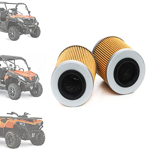 Cfmoto Engine Oil Filter Compatible With Cforce Zforce Uforce 400 500 600 800 900 950 1000 0800-011300(2Pcs) #TOP1
