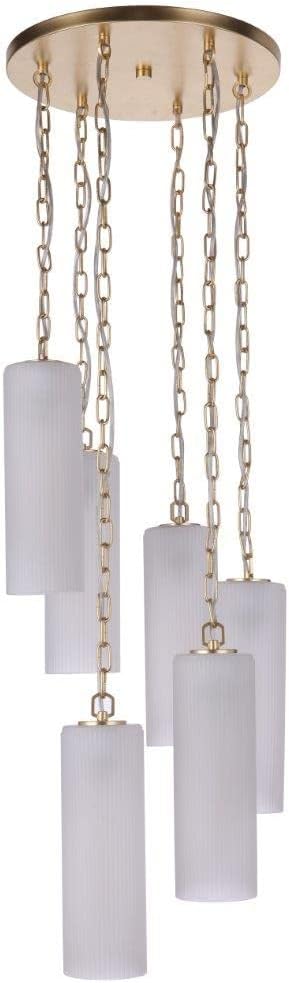 Craftmade MYOS 6 Light Pendant, Sunset Gold, 57996-SNG