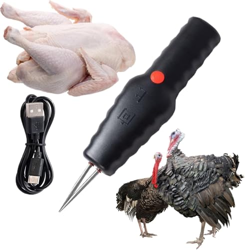 Electric Poultry Plucker Machine, Handheld Feather Remover for Chicken Duck