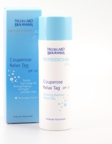 Hildegard Braukmann Professional Plus Relaxing Redness Relief Day Skincare Cream SPF 10 – Pack of 1 x 50 ml