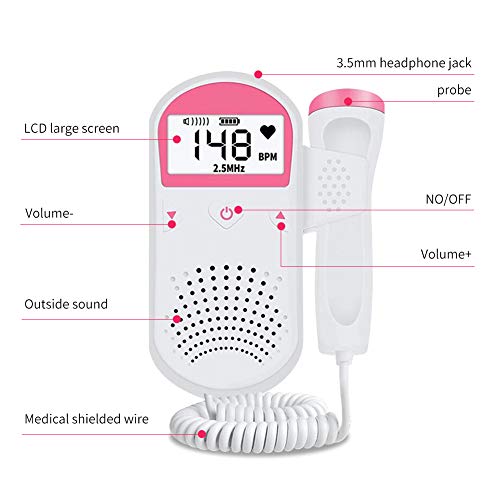 Bags for Baby Heartbeat Monitor Pregnancy Doppler Fetal Monitor Bag with Accessories