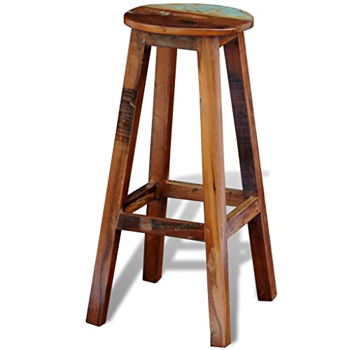 Tabouret de bar en bois stable et compact pour petits espaces - 5