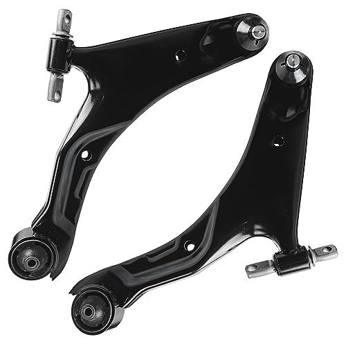 Image of Detroit Axle - 8pc Front End Control Arms Kit for 01-06 Hyundai Santa FE, Lower Control Arms w /Ball Joint Inner Tie Rods Sway Bars Boots 2001 2002 2003 2004 2005 2006 Replacement