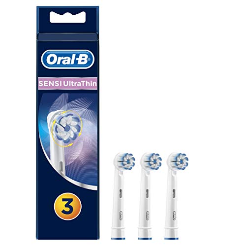 Oral-B Sensi Ultrathin Cabezales de Recambio, Pack de 3 Recambios Originales para Cepillos de Dientes El�ctricos, Protecci�n de Enc�as