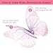 60 Pcs Butterflies for Crafts, Organza Fabric Butterfly Appliques Colorful 3D Lace Butterfly 2 Layers Wall Decoration for DIY Wedding Party Decoration Clothes Ornament Home Decor, 10 Styles