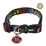 CERDÁ Life's Little Moments - Marvel Hundehalsband Kleine Hunde | Marvel Halsband Mini Hunde Offizieller Lizenz, XXS-xs