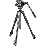 Manfrotto MVK502055XPRO3 Photo Video Hybrid Kit with 502 Series Head, Black