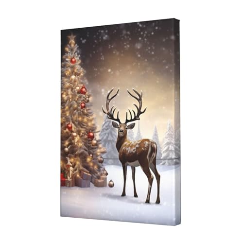 Impression sur toile sapin de Noël pour créer un salon chaleureux