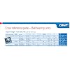 SKF F4B 108-RM Ball Bearing Flange Unit, 4 Bolts, Set Screw Locking, Regreasable, Contact Seal, Cast Iron, 1-1/2 Bore, 4 Bolt Hole Spacing, 6900lbf Dynamic Load Capacity
