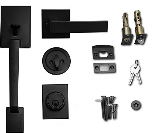 Berlin Modisch HANDLESET With Lever Door Handle (For Entrance And Front Door) Reversible thumb #3