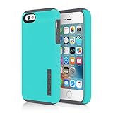 iPhone SE 5S 5 Case, Incipio iPhone SE 5S 5 Case DualPro Shockproof Hard Shell Hybrid Rugged Dual Layer Protective Outer Shell Shock and Impact Absorption Cover - Turquoise/Charcoal