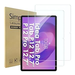 Simpeak 2 Pack Screen Protector Compatible with Lenovo Idea Tab Pro 2025 / Lenovo Tab P12 12.7", Tempered Glass Compatible with Lenovo Idea Tab Pro/Lenovo Tab P12 [9H Hardness]