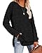 Aokosor Black Sweaters for Women 2025 Loose Tunics for Leggings Winter Casual Long Sleeve Shirts Work S