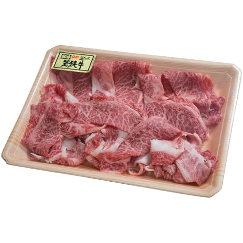 [福井県産 若狭牛]若狭牛の霜降りバラ肉 切り落し 330g