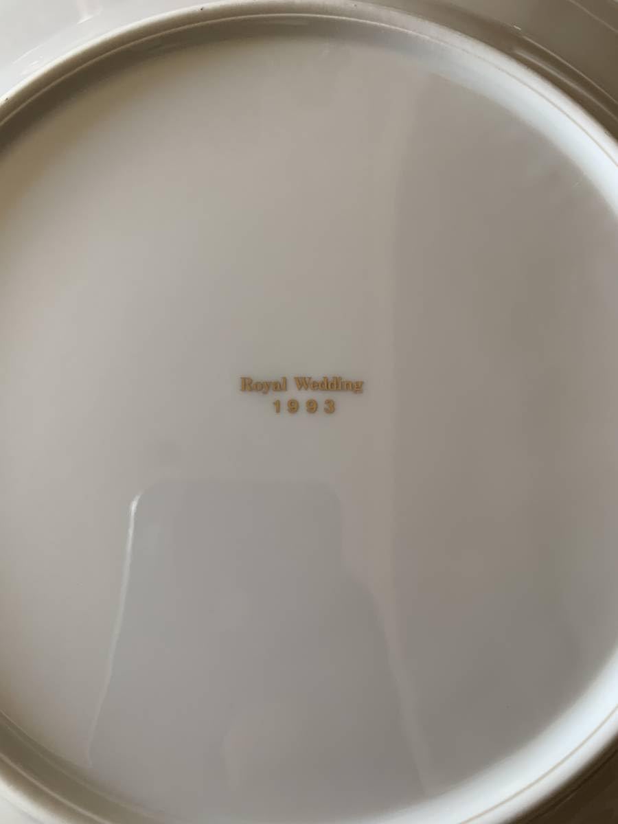 ロイヤルウエディング 1993年皇太子殿下御結婚記念プレート 椿山荘