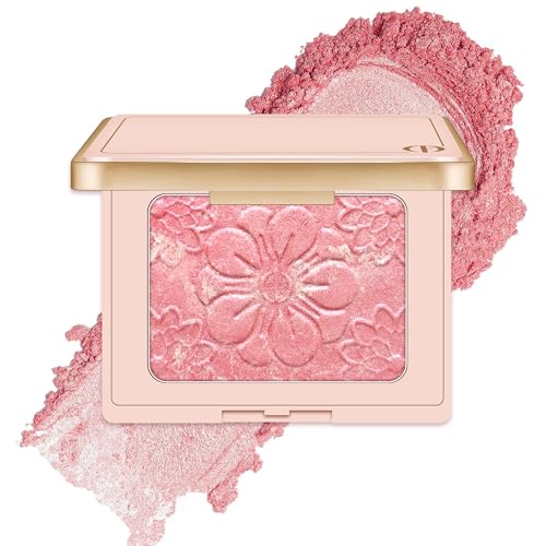 Blush Palette Matte Blush for Cheek Makeup, Lightweight Highly Pigmented