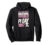Solo soy irracional porque nací el día de Pi 1997 Pi Day Sudadera con Capucha