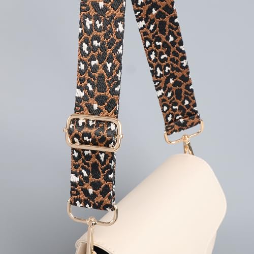 Image of chushui Leopard Print Purse Strap for Women,Adjustable Crossbody Bag Strap