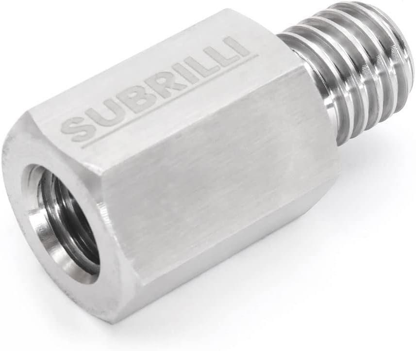 2-Pcs Angle Grinder Attachments Adapter M14 Female to 5/8"-11 Male Converter for Drill Bits Cup Wheels Backer Pads