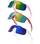 KesaPlan Kids Baseball Sunglasses, Youth Sports Sunglasses for Boys Girls 3-12 Sun Glasses for Cy...