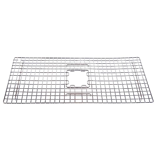 Sinkology SinkSense Wagner 31.5 x 14 Inch Kitchen Sink Bottom Grid, Stainless Steel Sink Protector, Sinkology Everyday Promise — Fits Austen 36" Single Bowl Sink