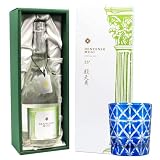 本格麦焼酎 殿天爽麦 DENTENSO オリジナル焼酎 720ml ギフト 贈り物 (切子グラス サルビア 手提袋付) 切子専用化粧箱付