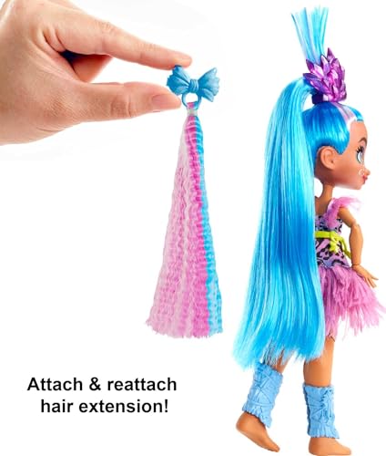 Muñeca Mattel Cave Club Tella con accesorios y mascota miniatura 5