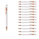 PERSONALIZACIÓN: Personaliza tus bolígrafos escogiendo entre la variedad de tipografías que ofrecemos con el texto o nombre que quieras en una o dos líneas. Nuestro equipo de diseño adaptará su texto para centrarlo y dar la mejor visualización posible. Un mismo texto para todos los bolígrafos.