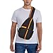 TKDYVAI Germany Crossbody Bag German Shoulder Bag Backpack Germany Flag Sling Bag Chest Casual Daypack Bag