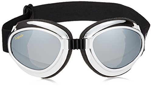 Pacific Coast Airfoil Goggles (Chrome Frame/Silver Mirror Lens) #TOP1