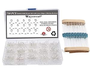 Waycreat 3mm LED Dioden Set, 750 Stück