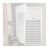 HJLKDYM Lega Alluminio Muro Porte Accesso, Valvola Scarico Fumi Montaggio A Parete Cartongesso Pannello Accesso Copertura dello Sfiato, Vano Ascensore Persiana Copertura Griglia(35x70cm)