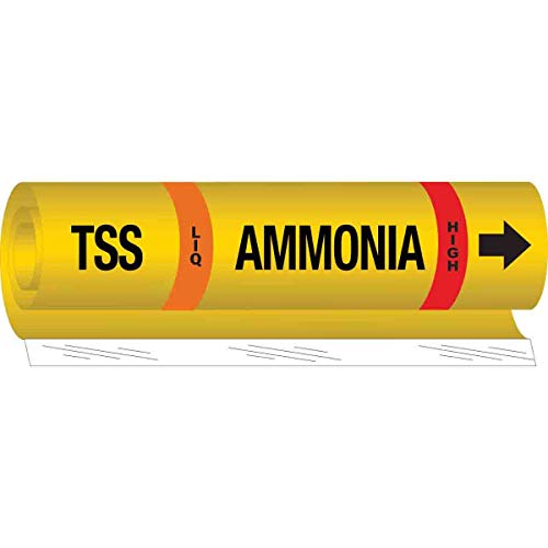 Marque-pipe Ammoniaque B-689 Brady 57999 ruban polyester legend Ammonia