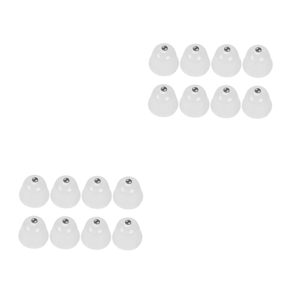 ibasenice 2 Series Cubierta De Asfixia De Plantas Jardineras para Plantas De Interior Cloche De Jardín Cúpula Vegetal Campanas De Jardín para Plantas Largo El Plastico 8 Piezas
